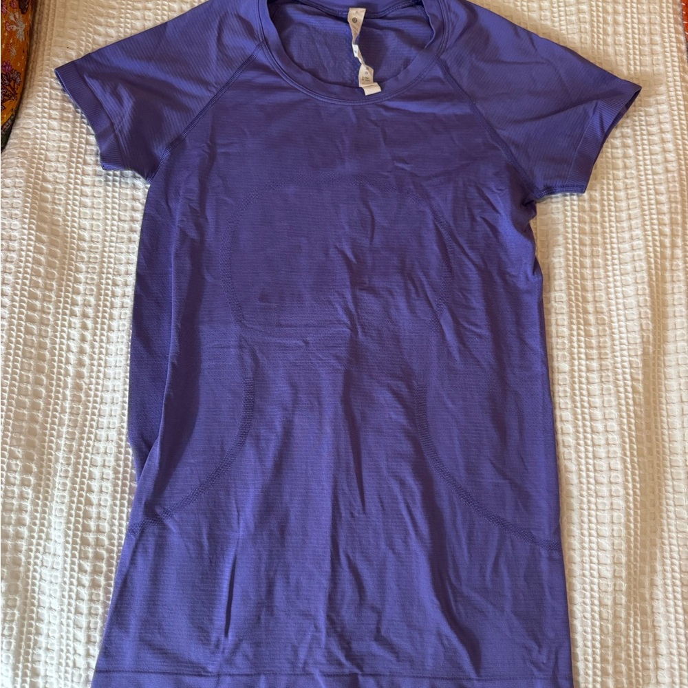 lululemon athletica Short Sleeve Swiftly Tech Purple Tee